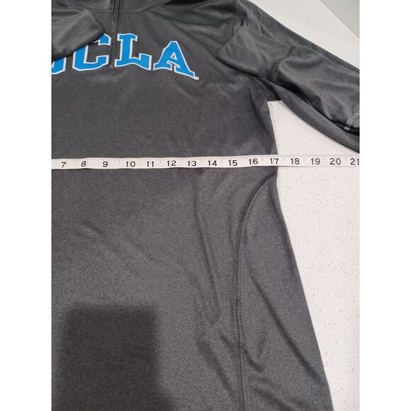 JANSPORT UCLA quarter-zip Sweater shirt Gray Size Large Unisex - Picture 3 of 4